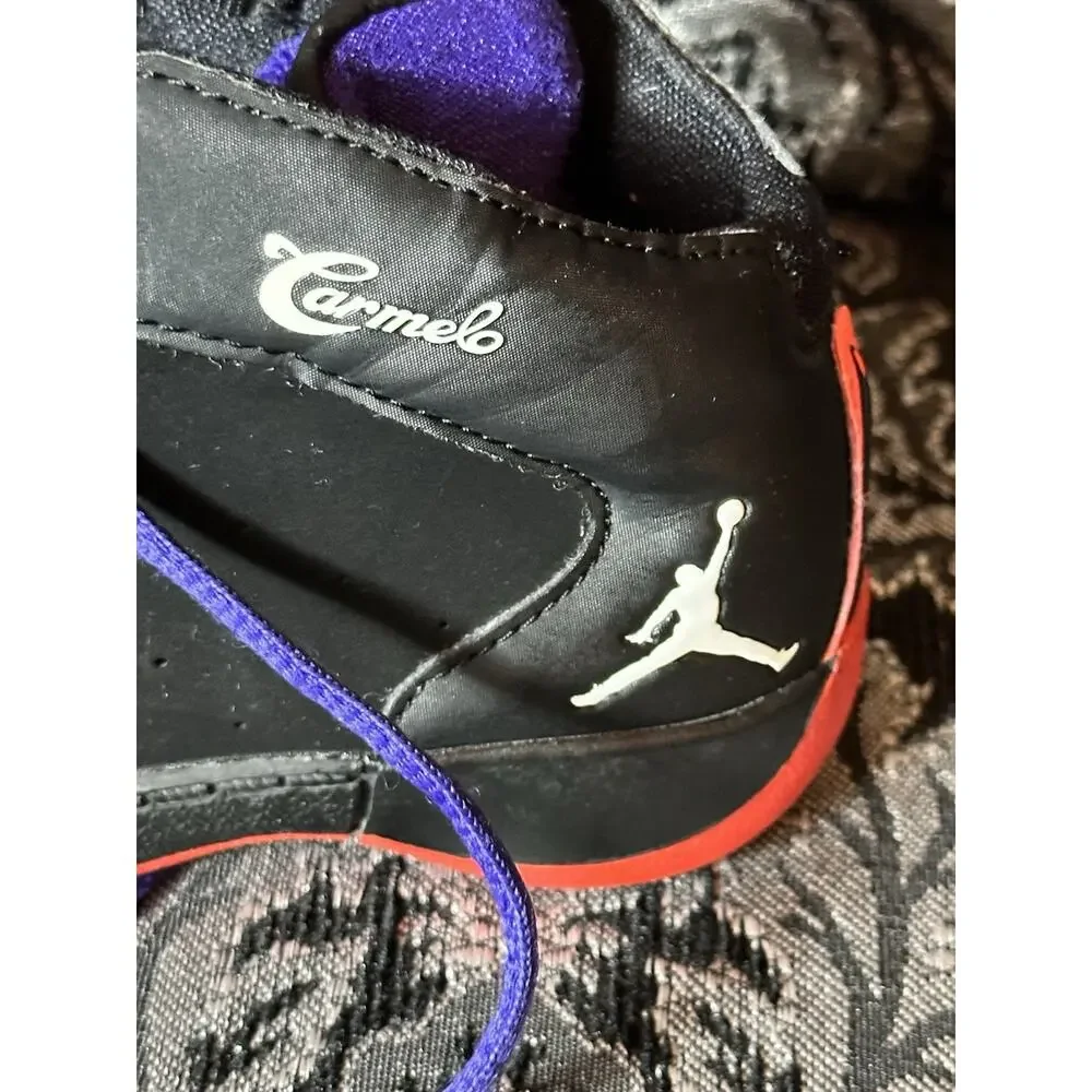 Baby Toddler Shoes Jordan Carmelos Raptor Melo Concord Black Purple Red 7C Great